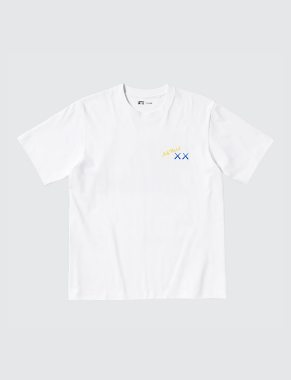 Pullover KAWS x Uniqlo Warhol UT Graphic White