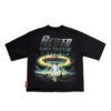 POST HUMAN SOFT TOUCH WASHED CROPPED TEE