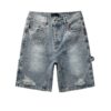 Purple shorts, with diamond