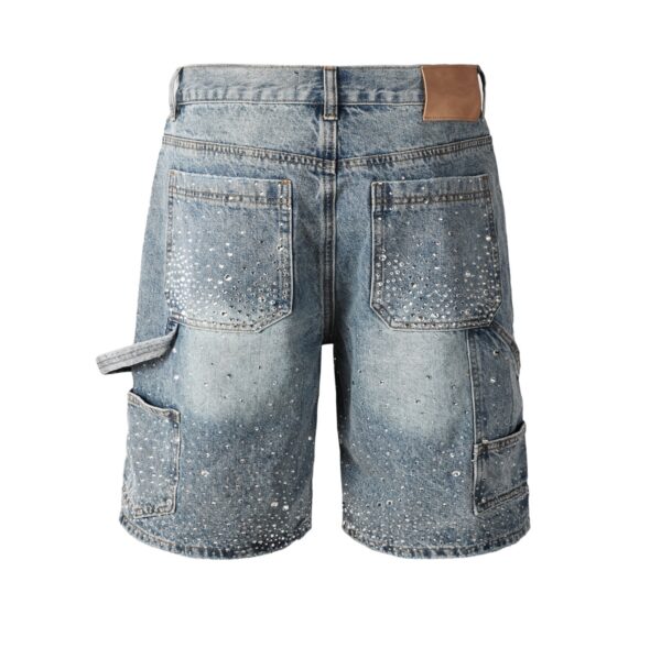 Purple shorts, with diamond