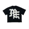 Black ‘End’ Rhinestone Tee Mixed Emotion