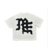 White ‘End’ Rhinestone Tee Mix Emotiom